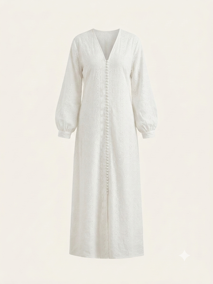 Maxi Button Dress