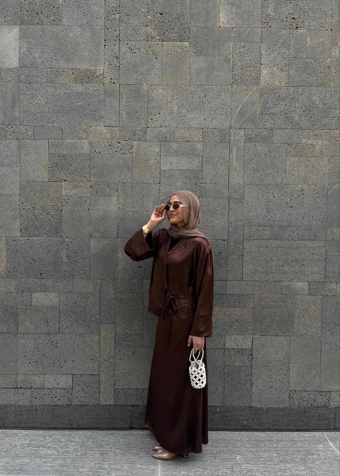 The Satin Kimono Wrap
