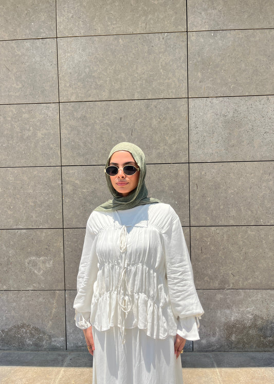 Cotton Gathered blouse